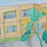 「陽のあたる学校」銀賞　小原　穂波西中音更小学校