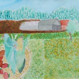「学校から見た風景」佳作　前田　雄麻  豊田小学校
