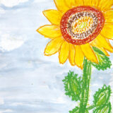 佳作　石垣凛心さん
『きれいな ひまわり』