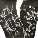 金賞　森結也さん
『木にとまっている ミヤマクワガタ』