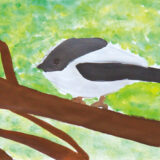 佳作　橘井凛さん
『音更神社のシマエナガ』