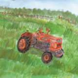 佳作　吉田陽さん
『まだまだ働くトラクター』