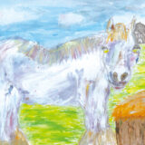 金賞　松村咲来さん
『馬と目が合った。』